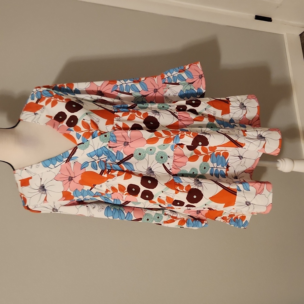 BNWOT floral babydoll dress - Picture 4 of 7